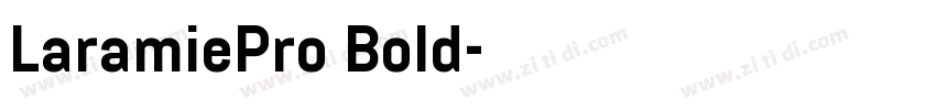 LaramiePro Bold字体转换